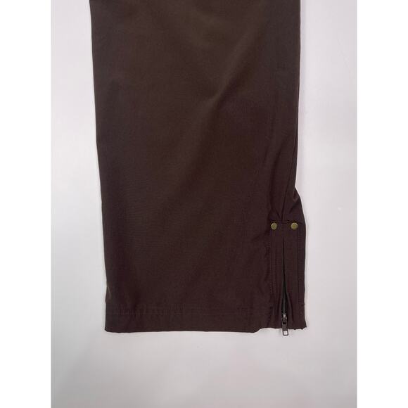 Chico’s Zenergy Stretch Ankle Pants Size 2R Sleek Espresso Activewear - Picture 5 of 7